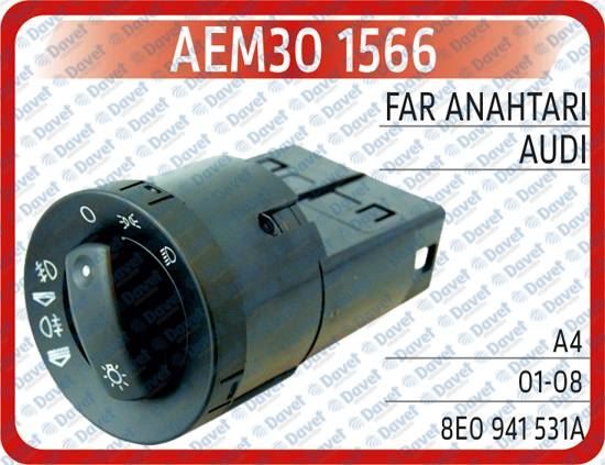 AEM 301566 Far Anahtari Audi A4 01-08